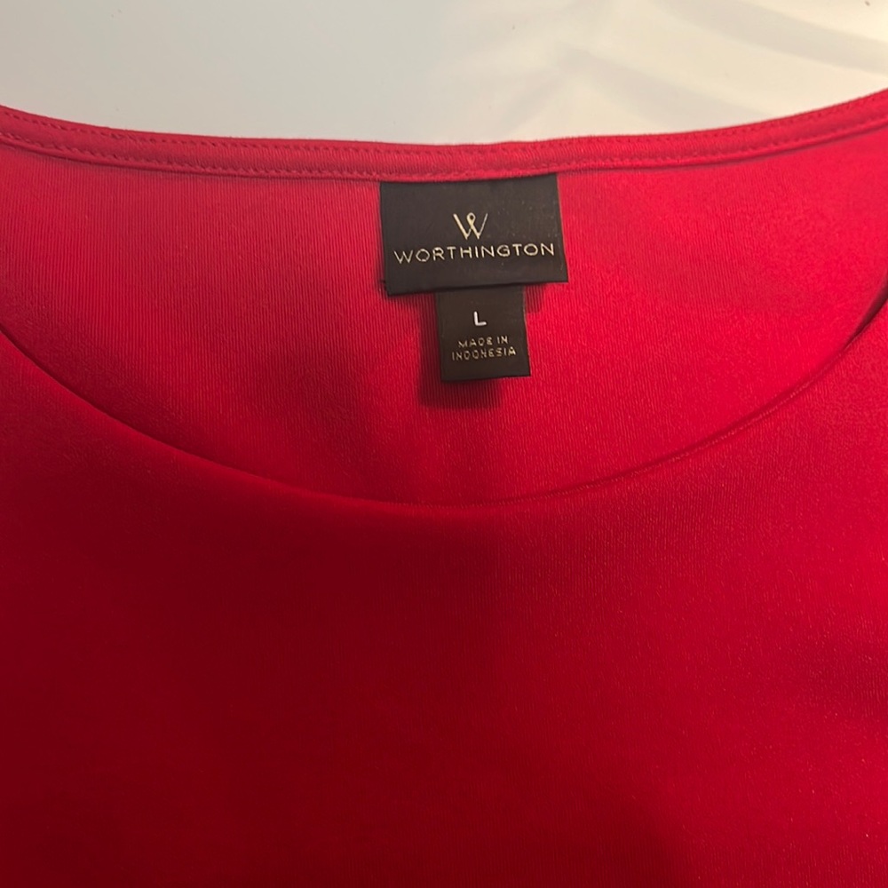 stylish blouse easy wash practically new